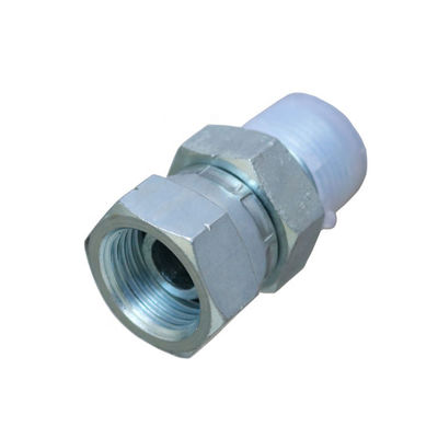 o bsp cabendo da união hidráulica masculina dobro do adaptador da linha à mangueira fêmea da linha do npt encanta o conector